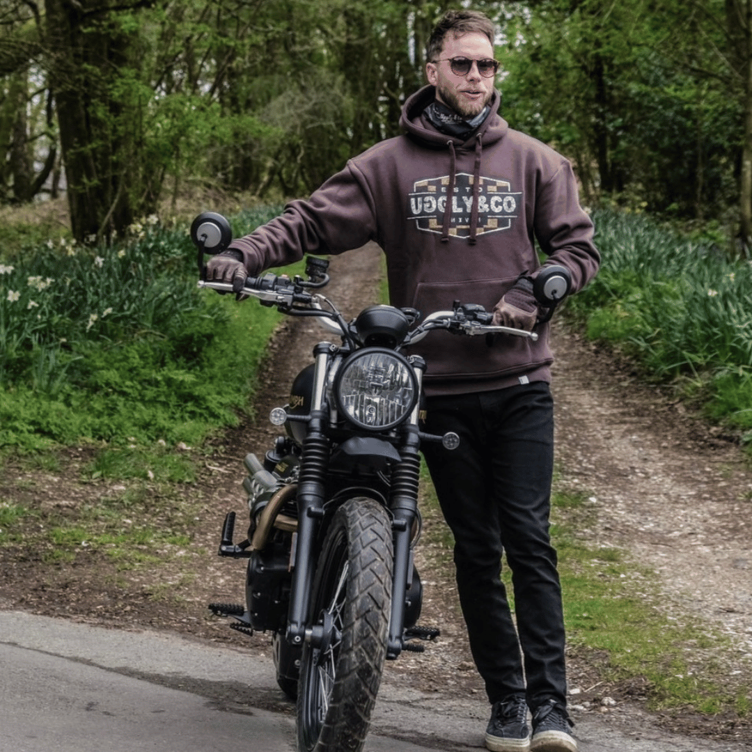 Vintage Chequered Hoodie