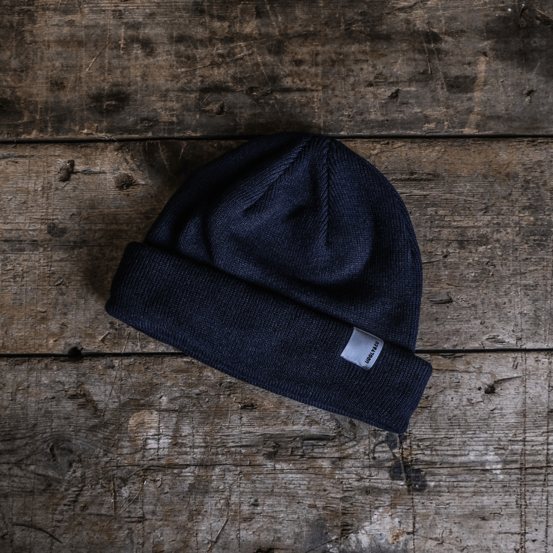 Navy 'Fisherman' Beanie