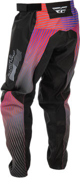 F-16 2026 Youth Pant - Black/Red/Purple
