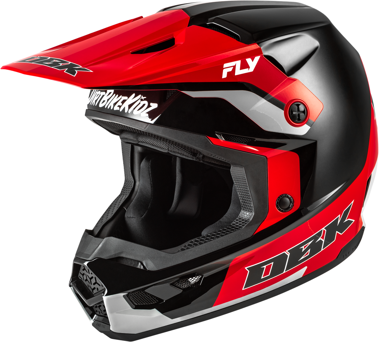 Kinetic DBK Special Edition Helmet - Black/Red/Grey