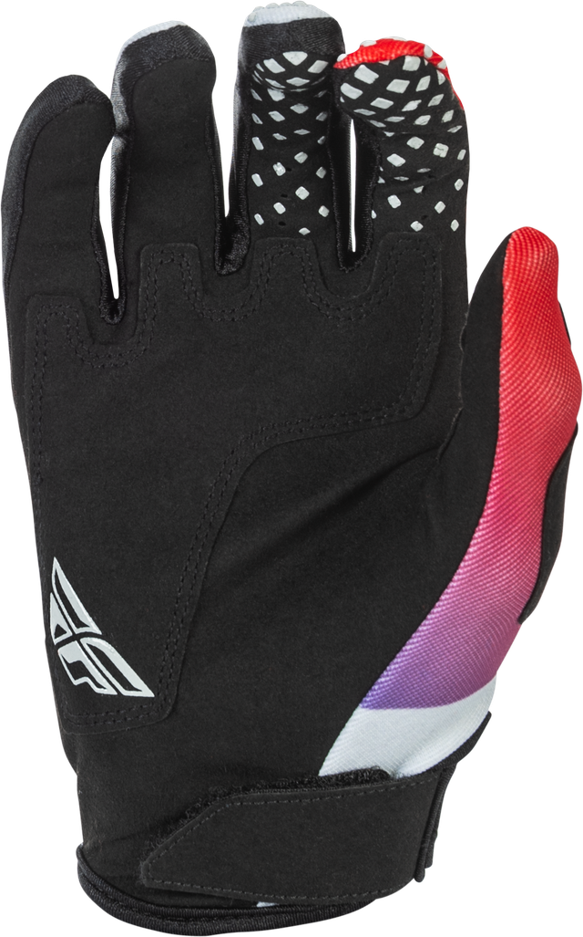 Kinetic 2026 Youth Gloves - Grey/Red/Purple/Black