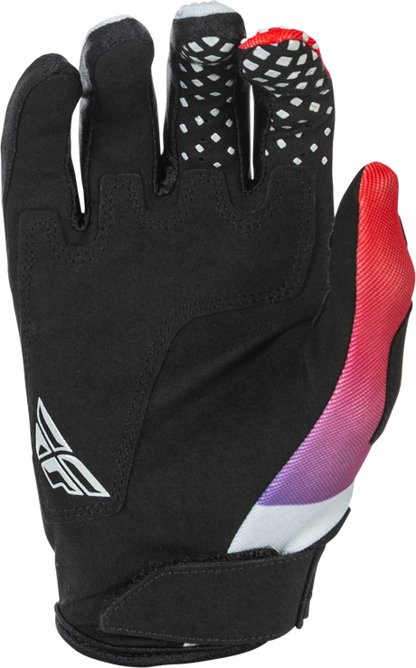 Kinetic 2026 Youth Gloves - Grey/Red/Purple/Black