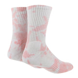 Pink Tie Dye Crew Sock