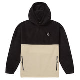 Polar Fleece Hoodie Sand / Black