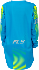 F-16 2026 Youth Jersey - Blue/Hi-Viz