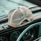 Black Dub Garage Trucker Hat - Peppermint