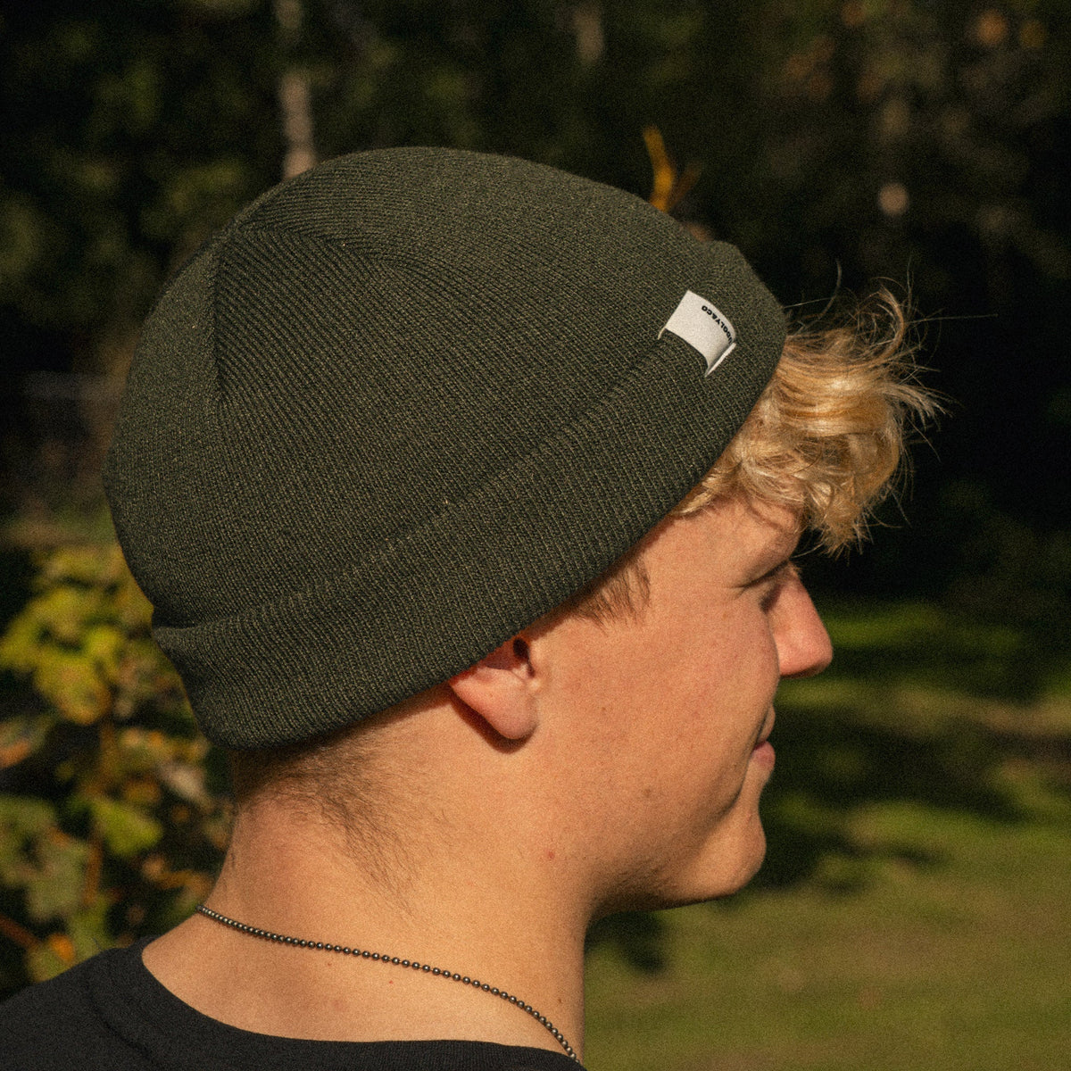 Olive 'Fisherman' Beanie