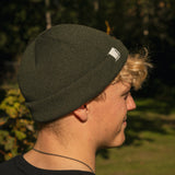 Olive 'Fisherman' Beanie