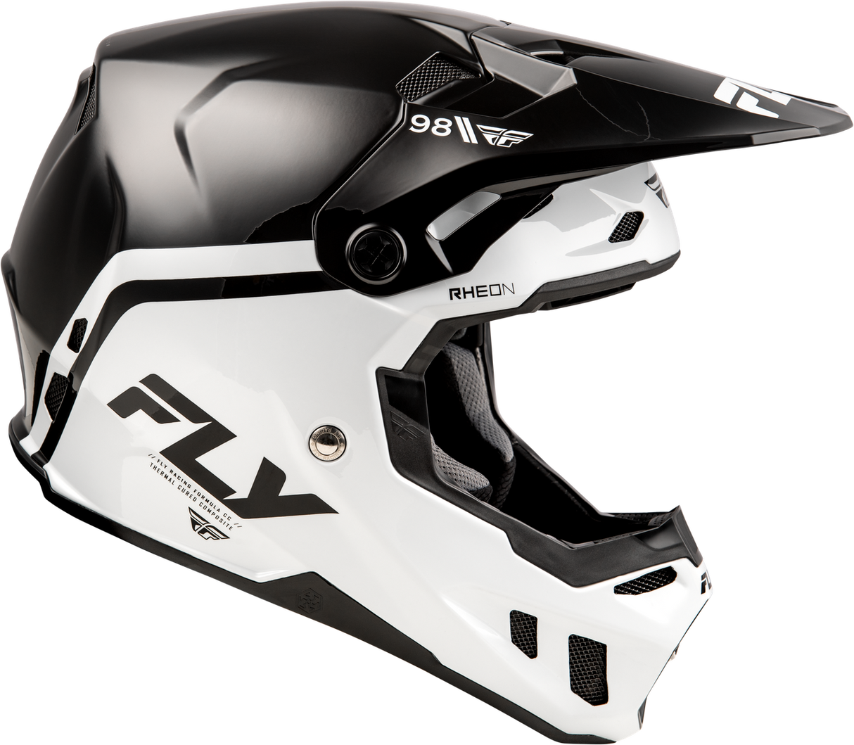 Formula CC Objective Helmet - Black/White