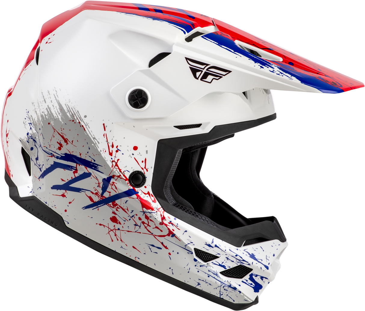 Kinetic Youth Drip Helmet - Red/White/Blue