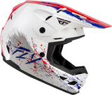 Kinetic Youth Drip Helmet - Red/White/Blue