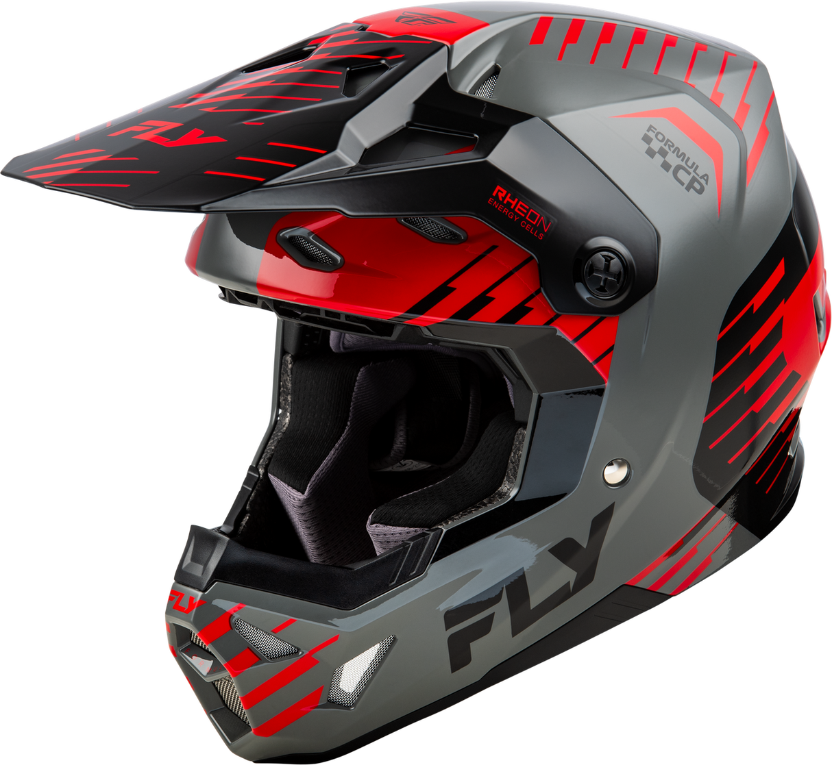 Formula CP Slice Helmet - Grey/Red/Black