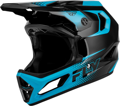 Fly Racing Youth Rayce Sonar Bicycle Helmet - Black/Electric Blue