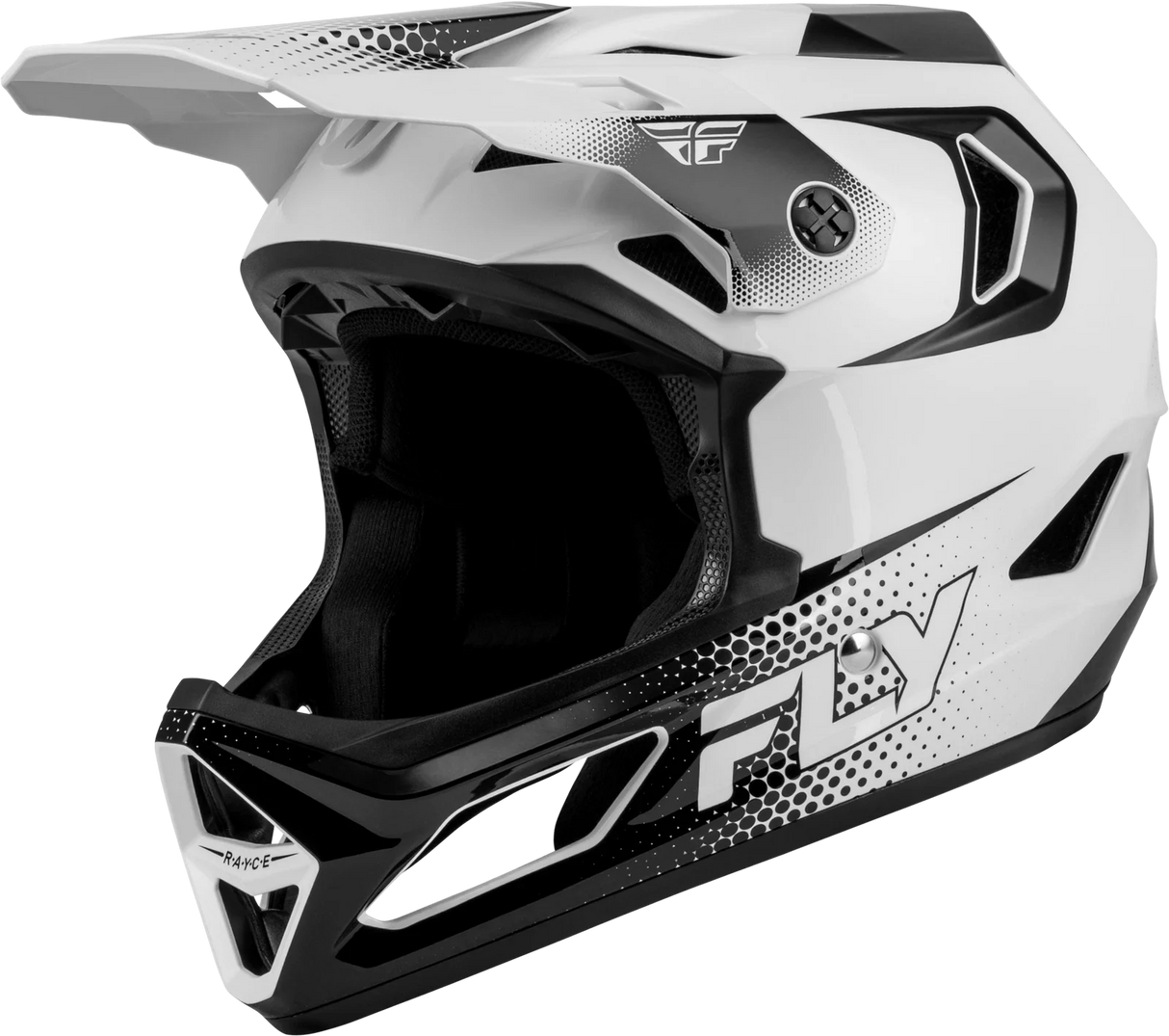 Fly Racing Youth Rayce Sonar Bicycle Helmet - Black/White