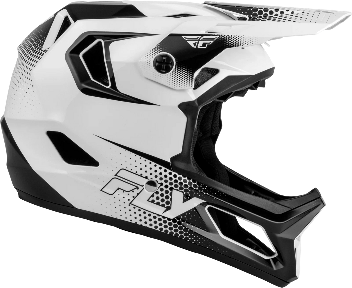Fly Racing Youth Rayce Sonar Bicycle Helmet - Black/White