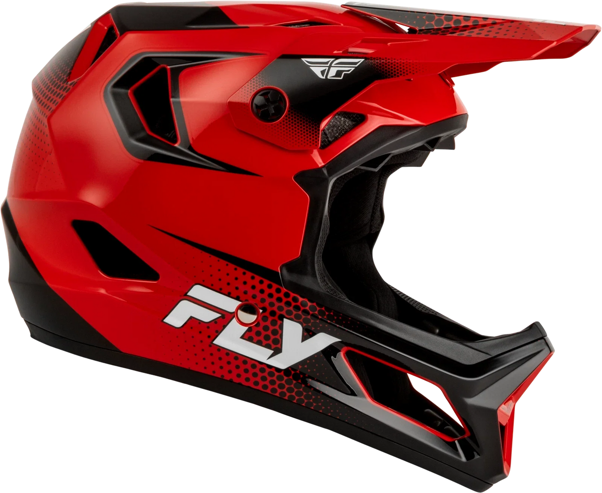 Fly Racing Youth Rayce Sonar Bicycle Helmet - Red/Black/White