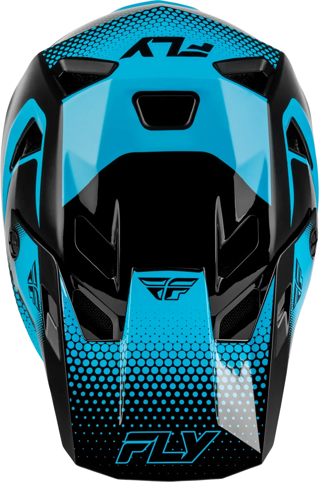 Fly Racing Youth Rayce Sonar Bicycle Helmet - Black/Electric Blue