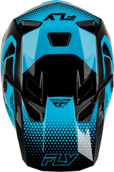 Fly Racing Youth Rayce Sonar Bicycle Helmet - Black/Electric Blue