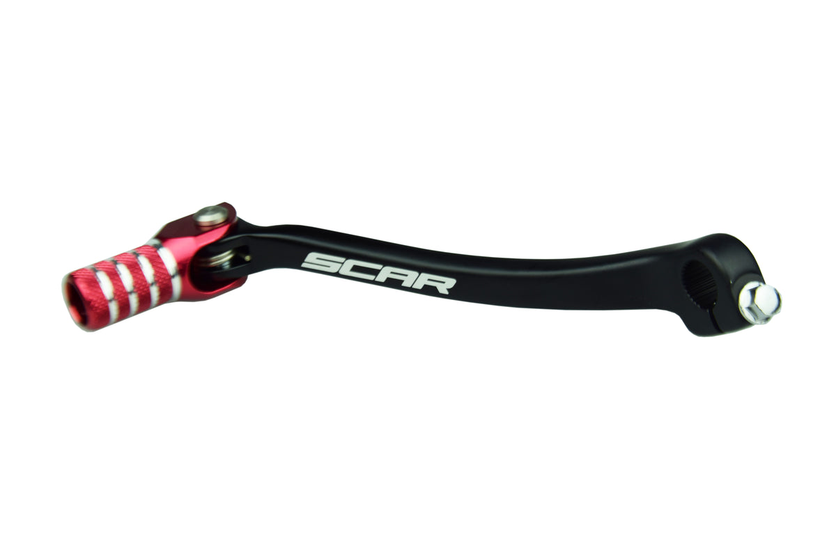 SCAR Racing Gear Shift Lever Red Tip 2008-2016 Honda CRF R 450