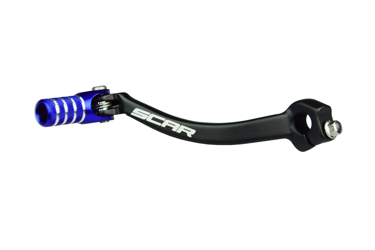 SCAR Racing Gear Shift Lever Black Blue 2018-2026 Fantic Yamaha XE XX WR YZ F FX 250 450 Aluminium