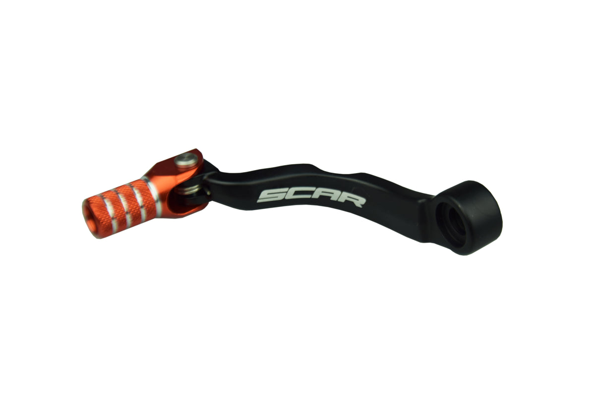 SCAR Racing Gear Shift Lever Orange Tip 2017-2026 GasGas Husqvarna KTM MC TC TE SX XC EXC 85 125 150
