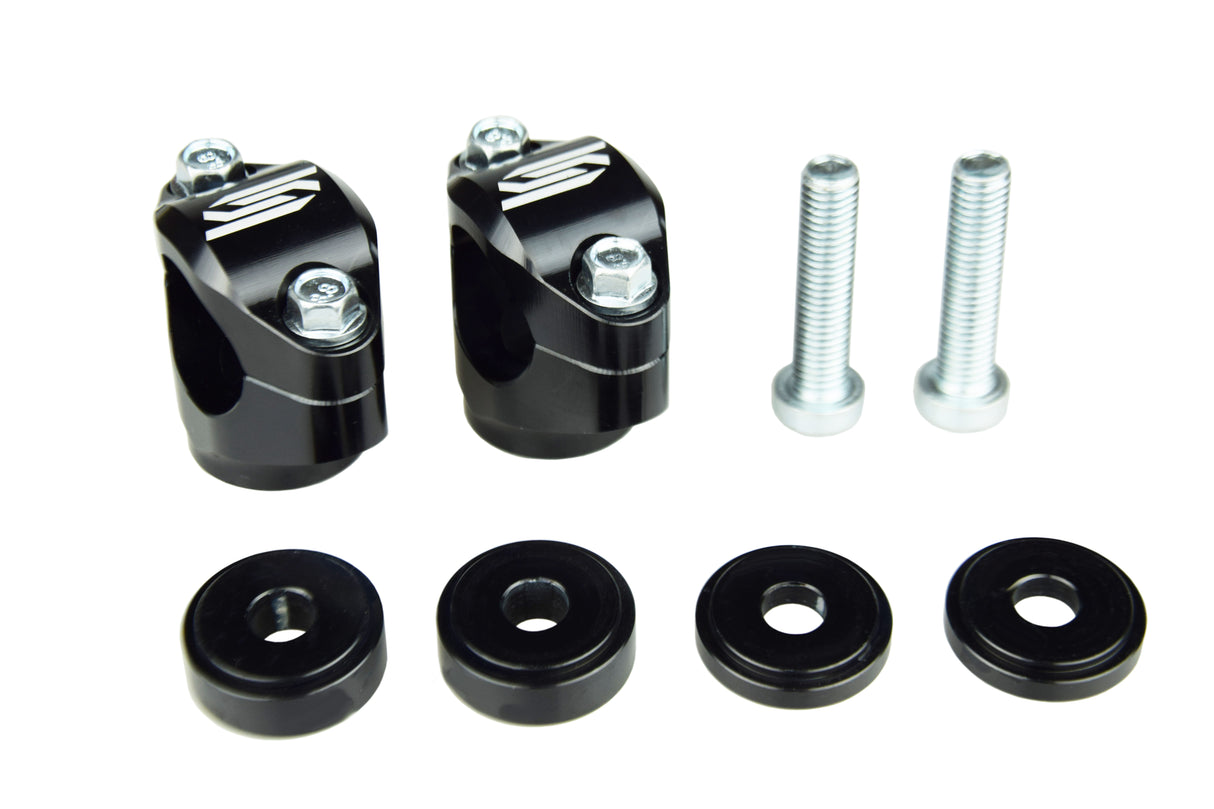 SCAR Racing Handlebar Mounts Black 2016-2026 Husqvarna KTM TC FC TX FX SX 125 150 250 300 350 450 690 701 28.6mm