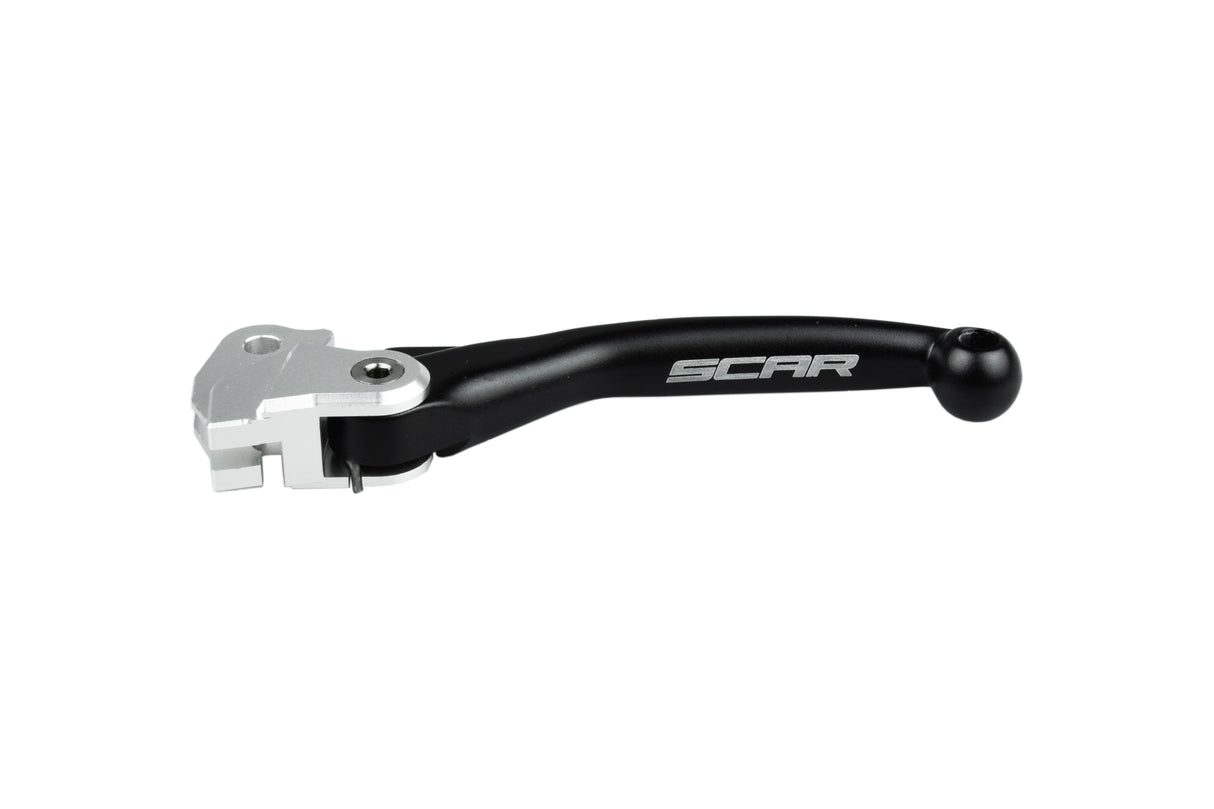 SCAR Racing Clutch Flex Lever Black 1990-2026 Kawasaki Suzuki KX RM-Z 65 85 100 112 125 250 450 Pivot