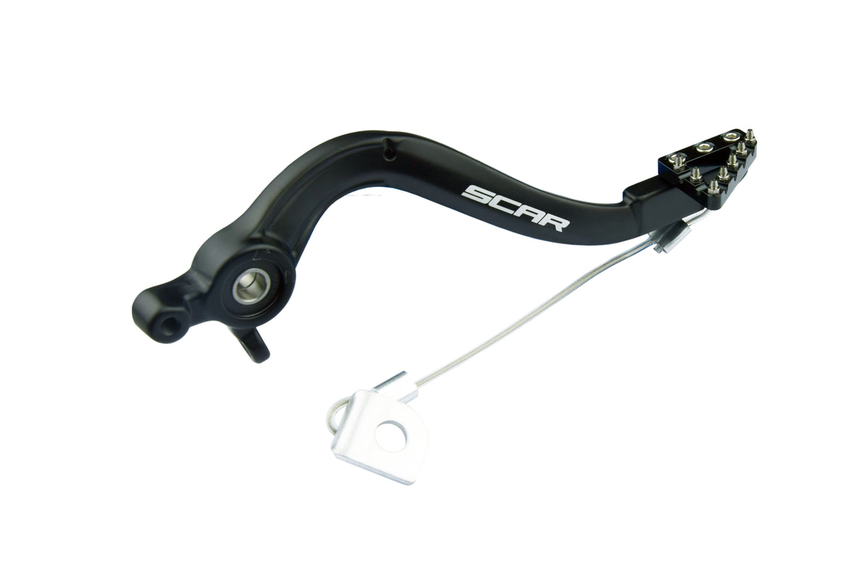 SCAR Racing Rear Brake Pedal Black 2018-2026 GasGas Husqvarna KTM MC TC SX 85