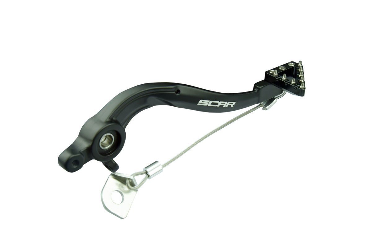 SCAR Racing Rear Brake Pedal Black 2017-2023 GasGas Husqvarna KTM MC TC FC SX EXC 79413050044