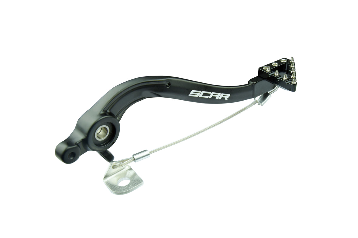 SCAR Racing Rear Brake Pedal Black 2017-2023 GasGas Husqvarna KTM EC MC TE FE TC EXC SX 150-501