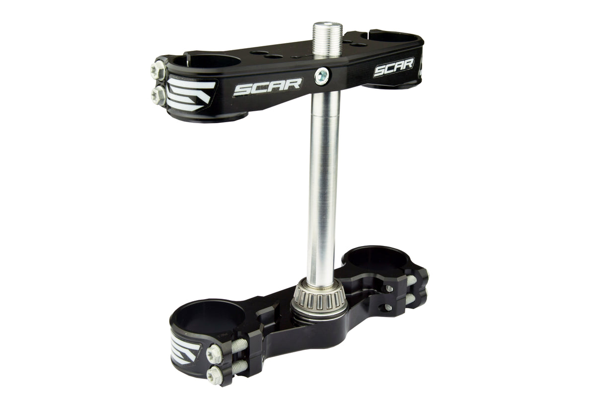 SCAR Racing Triple Clamps Black 2021-2023 SX 65 Offset 22mm