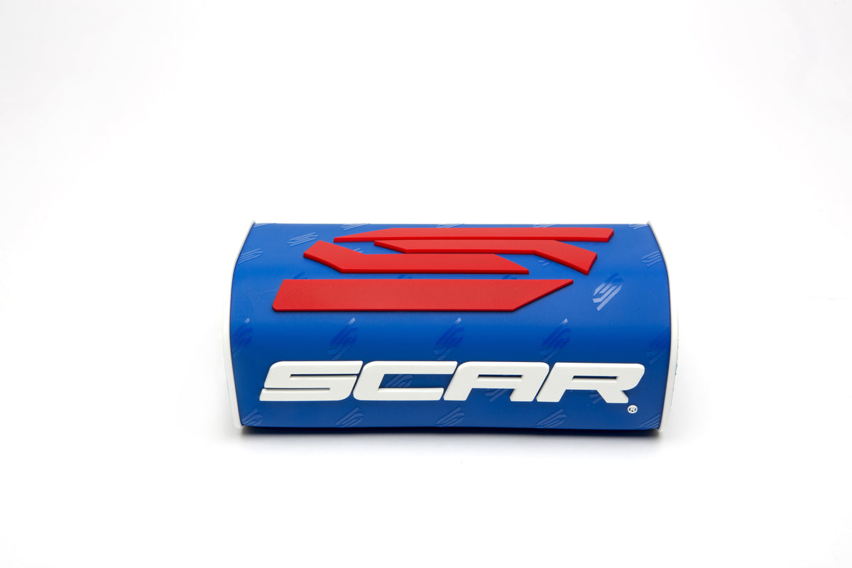 SCAR Racing Handlebar Pad Blue Oversize Without Crossbar