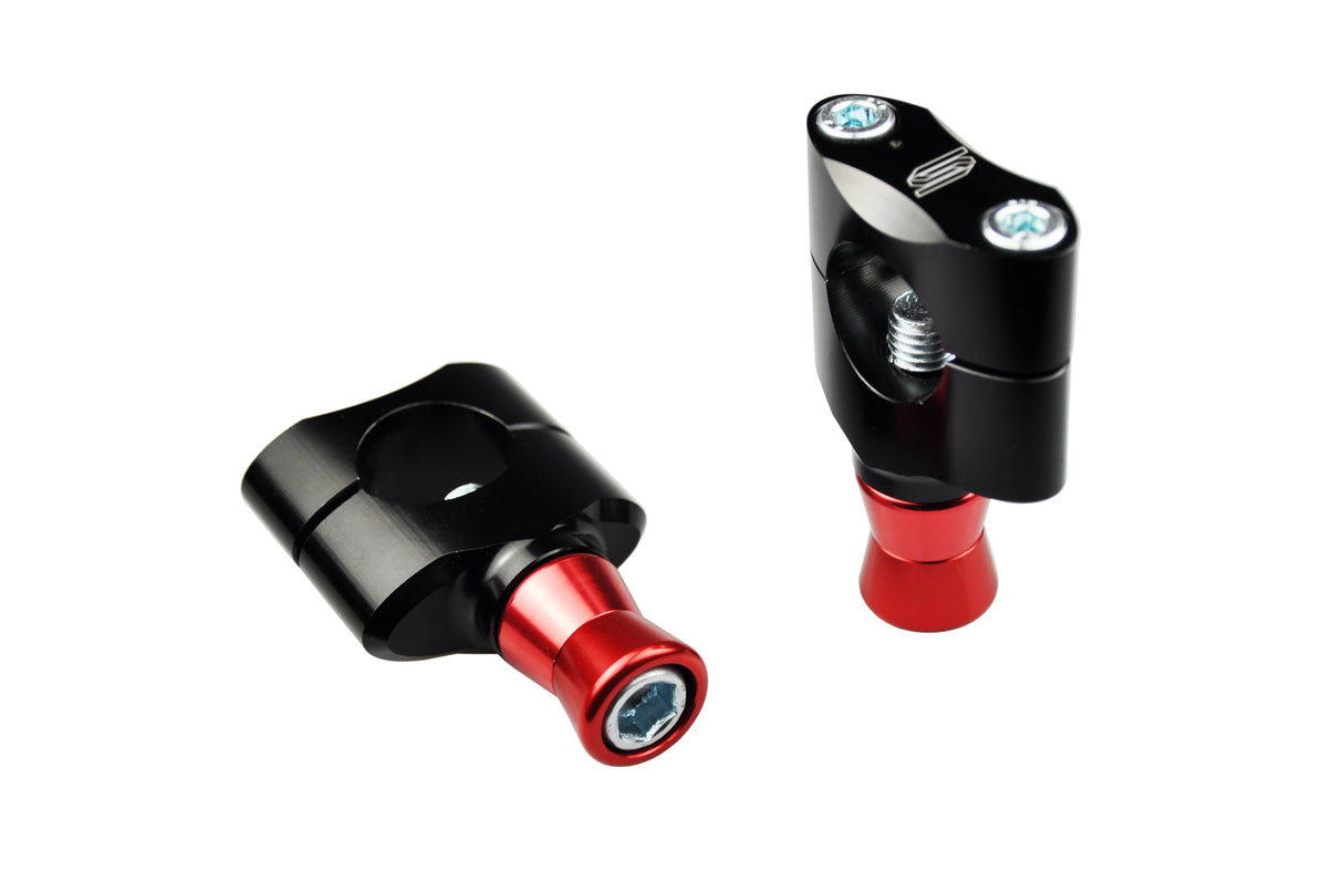 SCAR Racing Handlebar Mounts Black 22.2mm 35mm