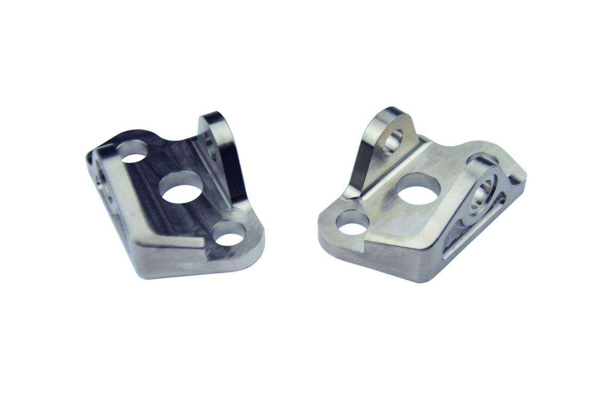 SCAR Racing Titanium Footpeg Mounts Brackets 2006-2026 Fantic Yamaha XX YZ 125 250 GR5-TI
