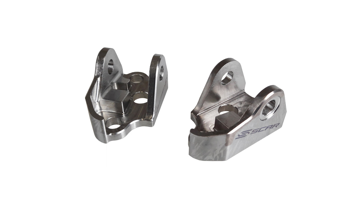 SCAR Racing Titanium Footpeg Mounts Brackets YZF WRF