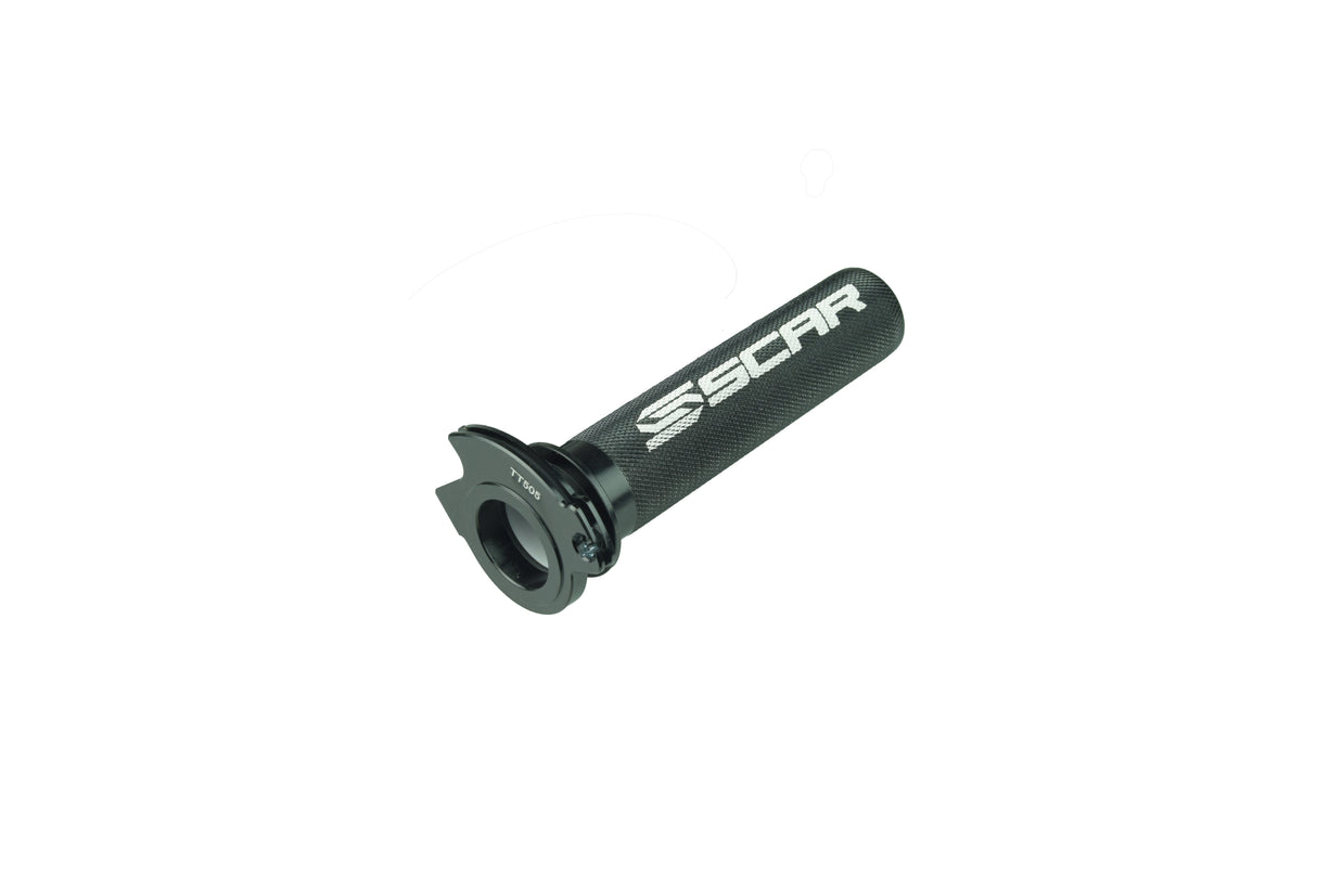 SCAR Racing Aluminium Throttle Tube With Bearing Black 2021-2023 GasGas Husqvarna KTM MC TC SX 65