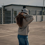 Silver & Grey Diamond Trucker Hat