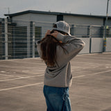 Silver & Grey Diamond Trucker Hat