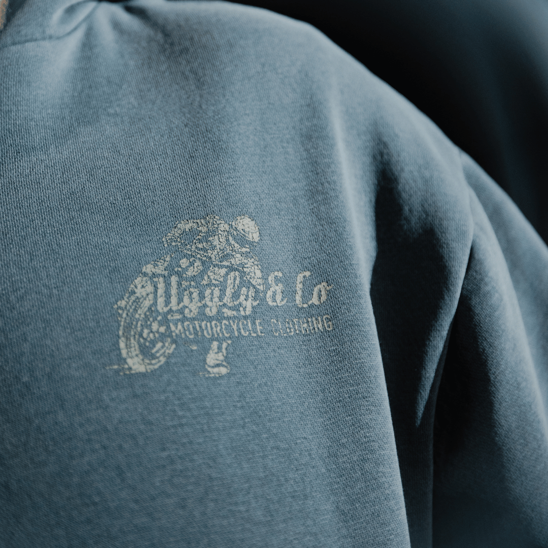 Blue Flattrack Hoodie