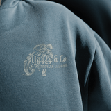 Blue Flattrack Hoodie