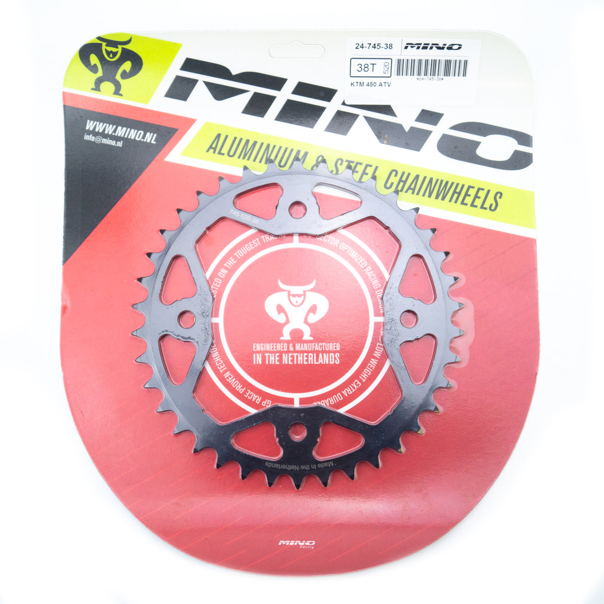 MINO REAR SPROCKET STEEL ATV KTM, 24-745-38