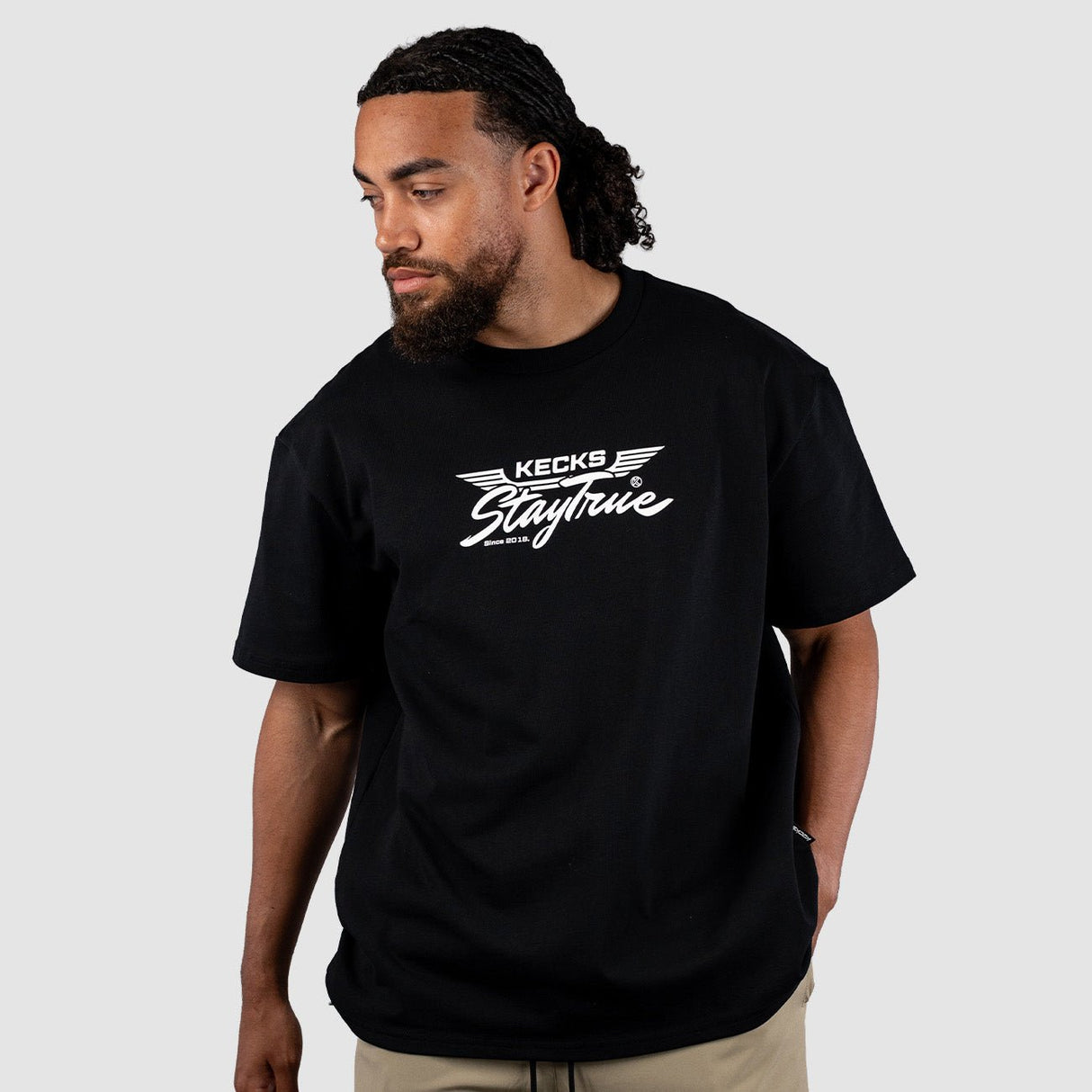 Stay True Heavyweight T-Shirt – Black