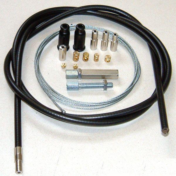 Venhill CABLE THROTTLE UNIVERSAL KIT U01-4-100-BK [1.35m]