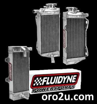 RADIATOR CRF150R 07-09, 12, FLUIDYNE FPS11-7CRF150-L, 19015-KSE-003, 19015-KSE-305