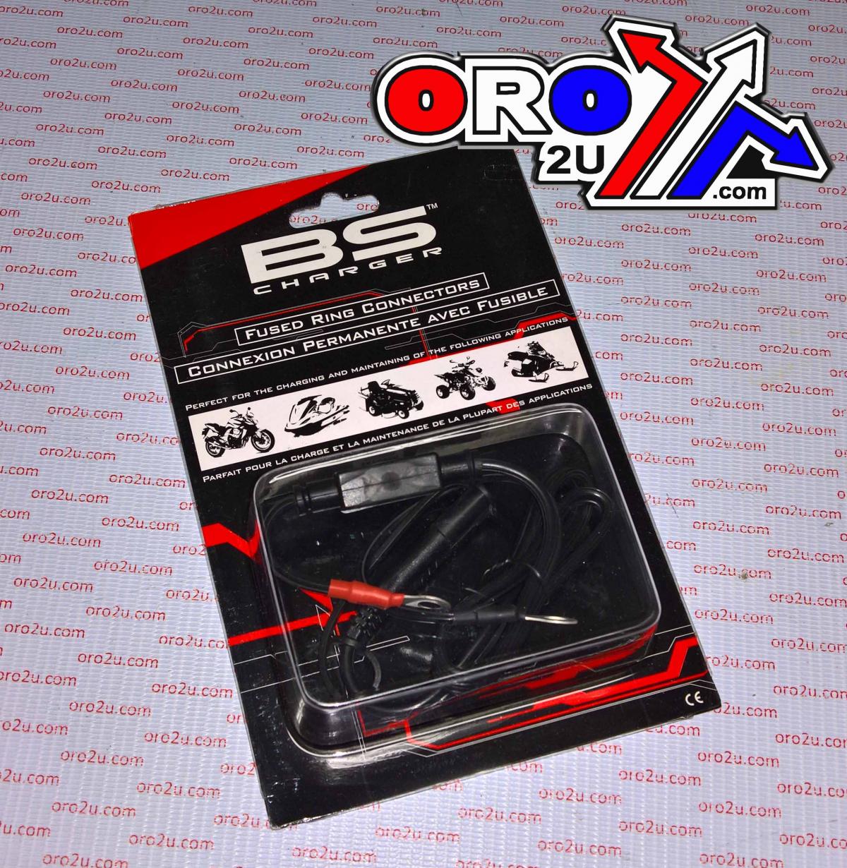BS Batteries PA01 Fused Ring Terminal Lead Set