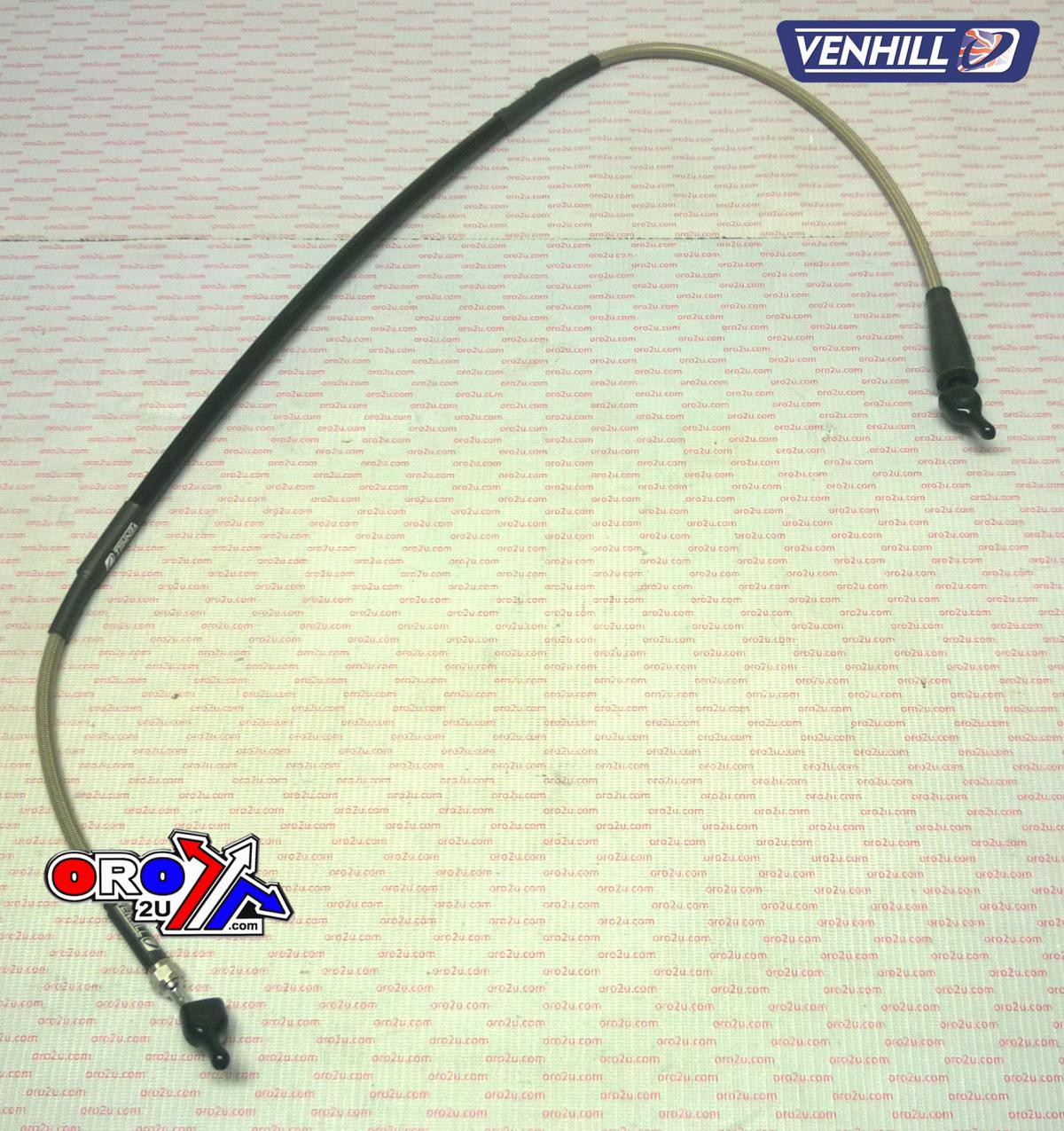 Venhill KTM 2006-2022 SX HOSE FRONT BRAKE SILVER / BLACK, SX65 2006-2022 K01-1-041/P-CL