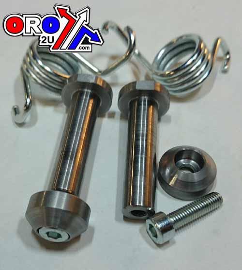FOOT PEG SPRING & PIN CR/RM, MINO 12-0011 10mm