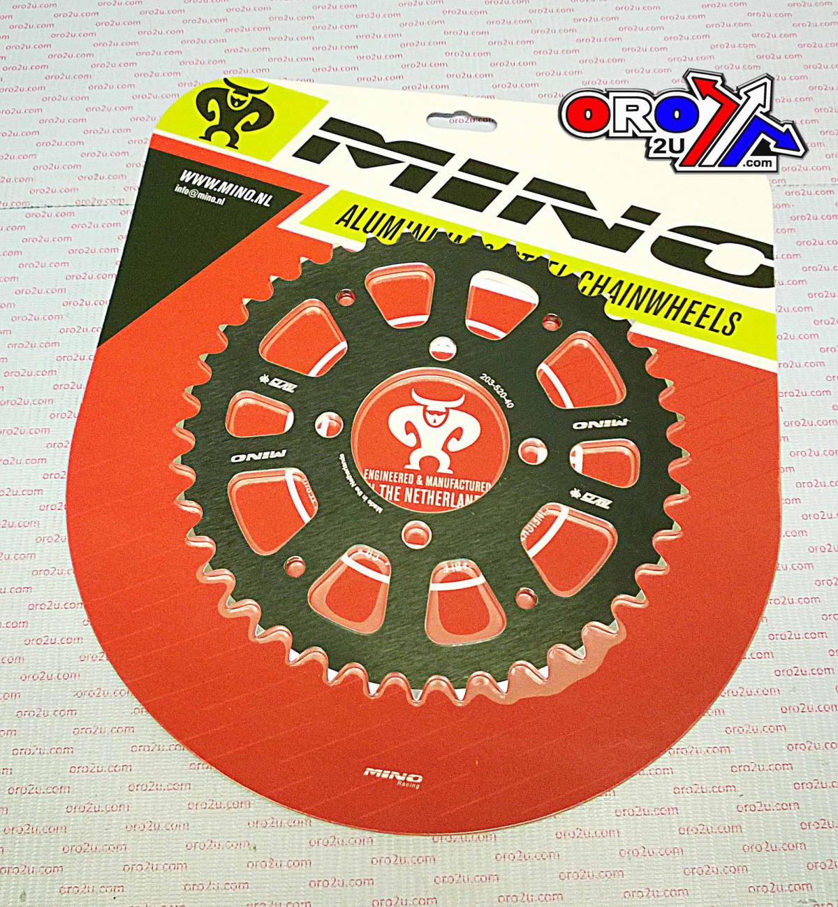 MINO REAR SPROCKET 601-40 ALLOY ATW, 25-203-520-40