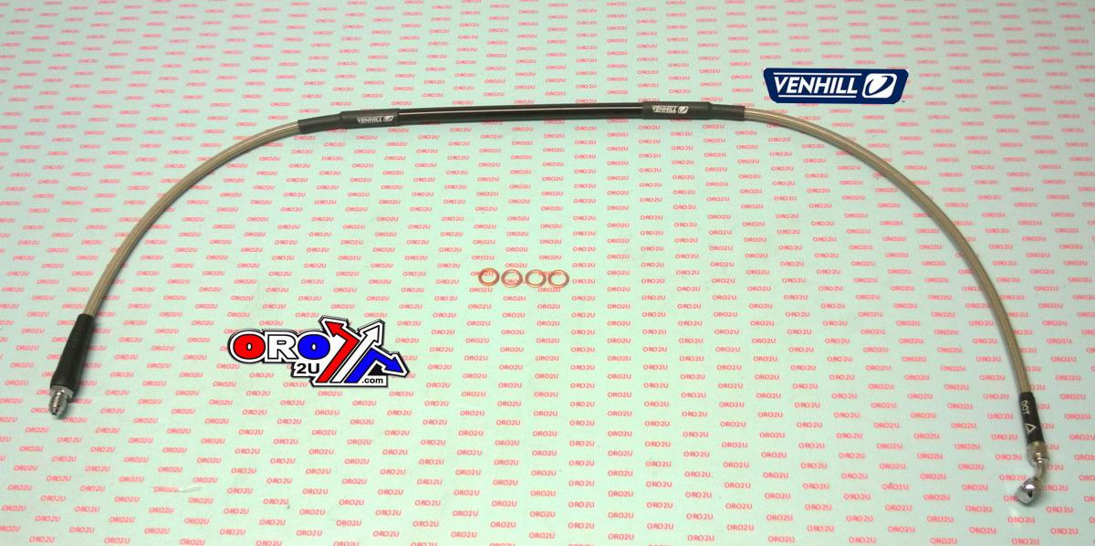 Venhill BETA HOSE FRONT BRAKE SILVER / BLK B05-1-006/P-CL