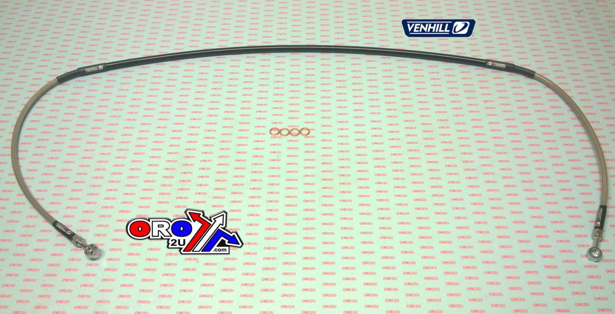 Venhill YAMAHA 2016-2018 WRF HOSE FRONT BRAKE SILVER / BLACK Y01-1-022/P-CL WRF450R 16-18, 2GC-25872-00-00